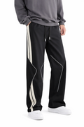 Slim Fit Track Pants for Men with Pockets